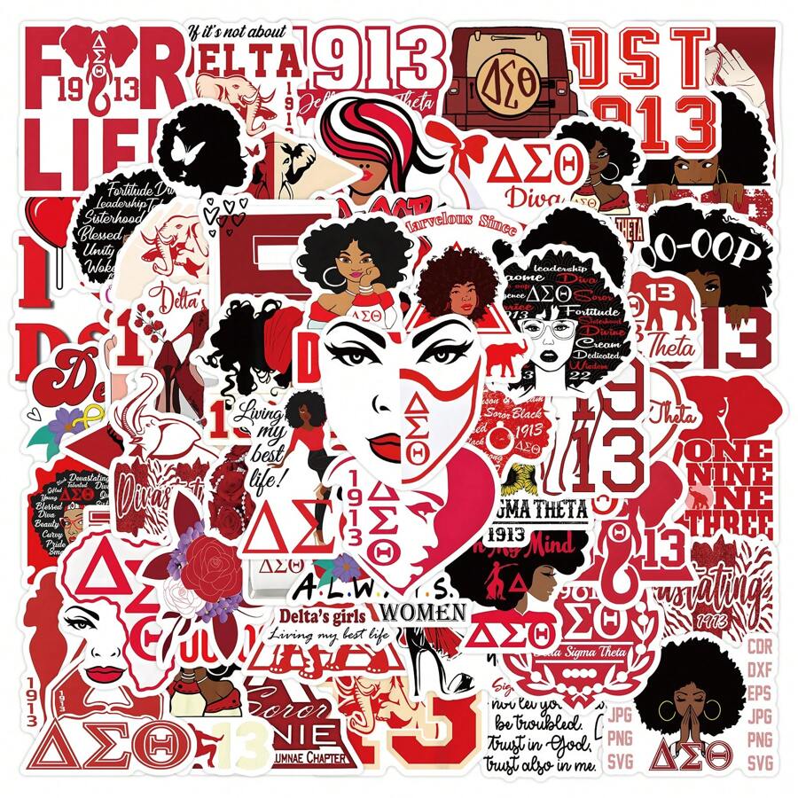 60pcs Sticker, For Decorating Stationery, Cup, Suitcases, Skateboard, Guitar, DlY Scrapbook Materials, Mobile Phone, Laptop Computer