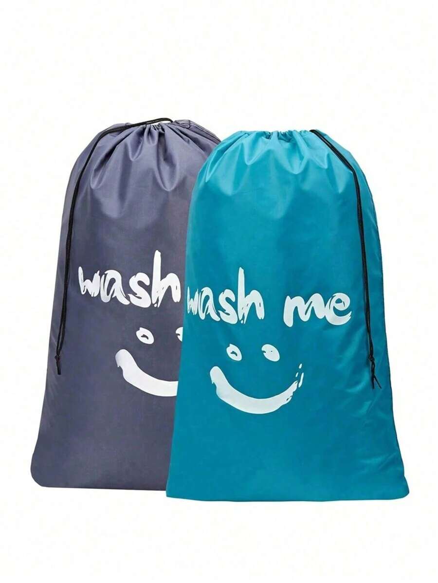 Multi-Functional Cute Smiling Face Laundry Bag For Home Use