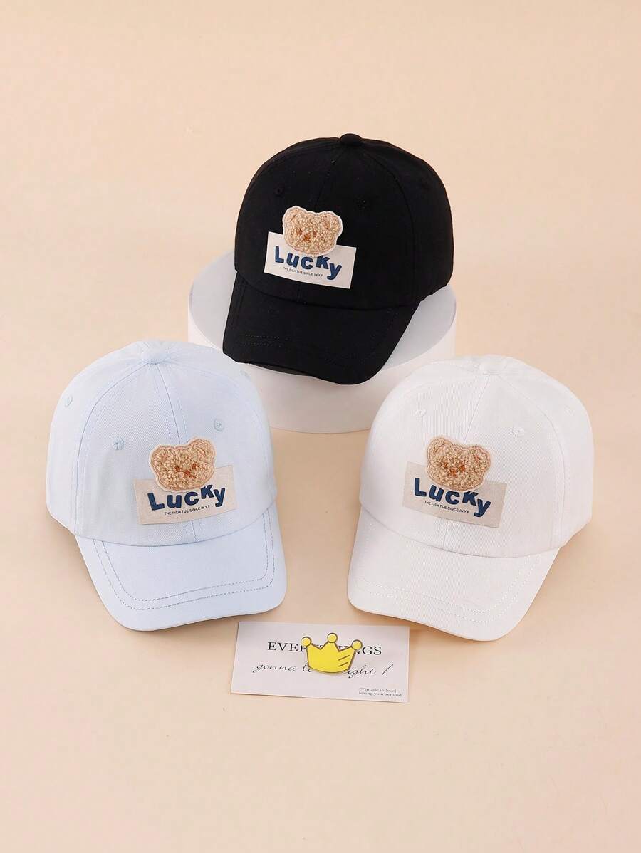 1 bucată Lucky Bear Baby Wear zilnic șapcă de baseball casual