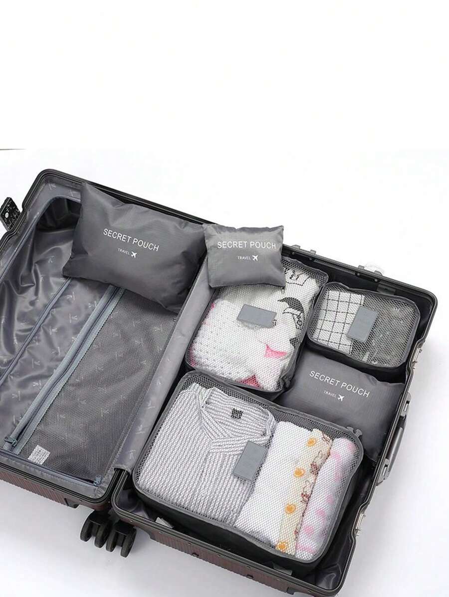 6pcs/Set Multifunctional Storage Bags, Portable Travel Organizer Bags, Foldable Storage Bags, Garment Organizer Bags, Dust & Moisture Proof