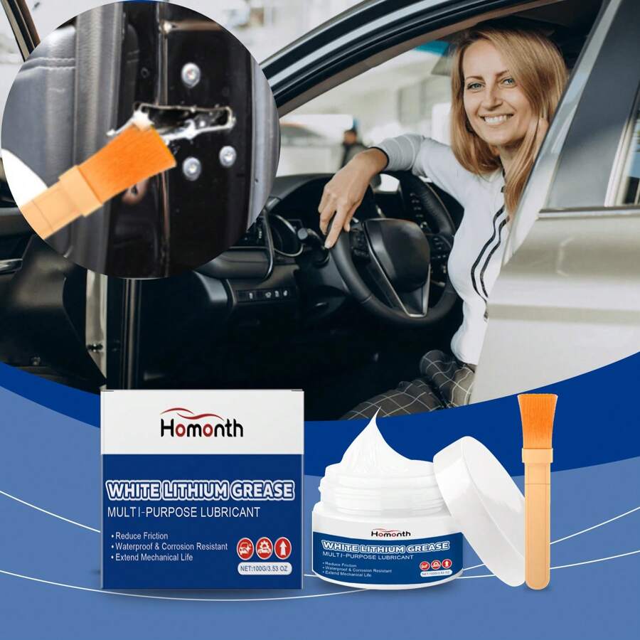 Multifunctional Grease Set White Lithium-Based Waterproof, High Temperature Resistance, Noise Reduction For Automobiles.