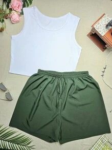 Calça verde exército 08 branca