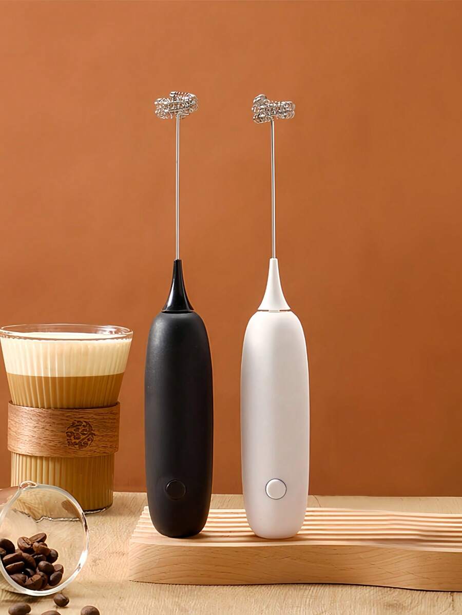 Milk Frother, Powerful Handheld Milk Frother, Mini Milk Foamer,Coffee Stirrer, Stainless Steel Drink Mixer For Coffee, Lattes, Cappuccino,Matcha,Hot Chocolate, Portable Foam Maker,Electric Wireless Blender Mini Coffee Maker Back To School