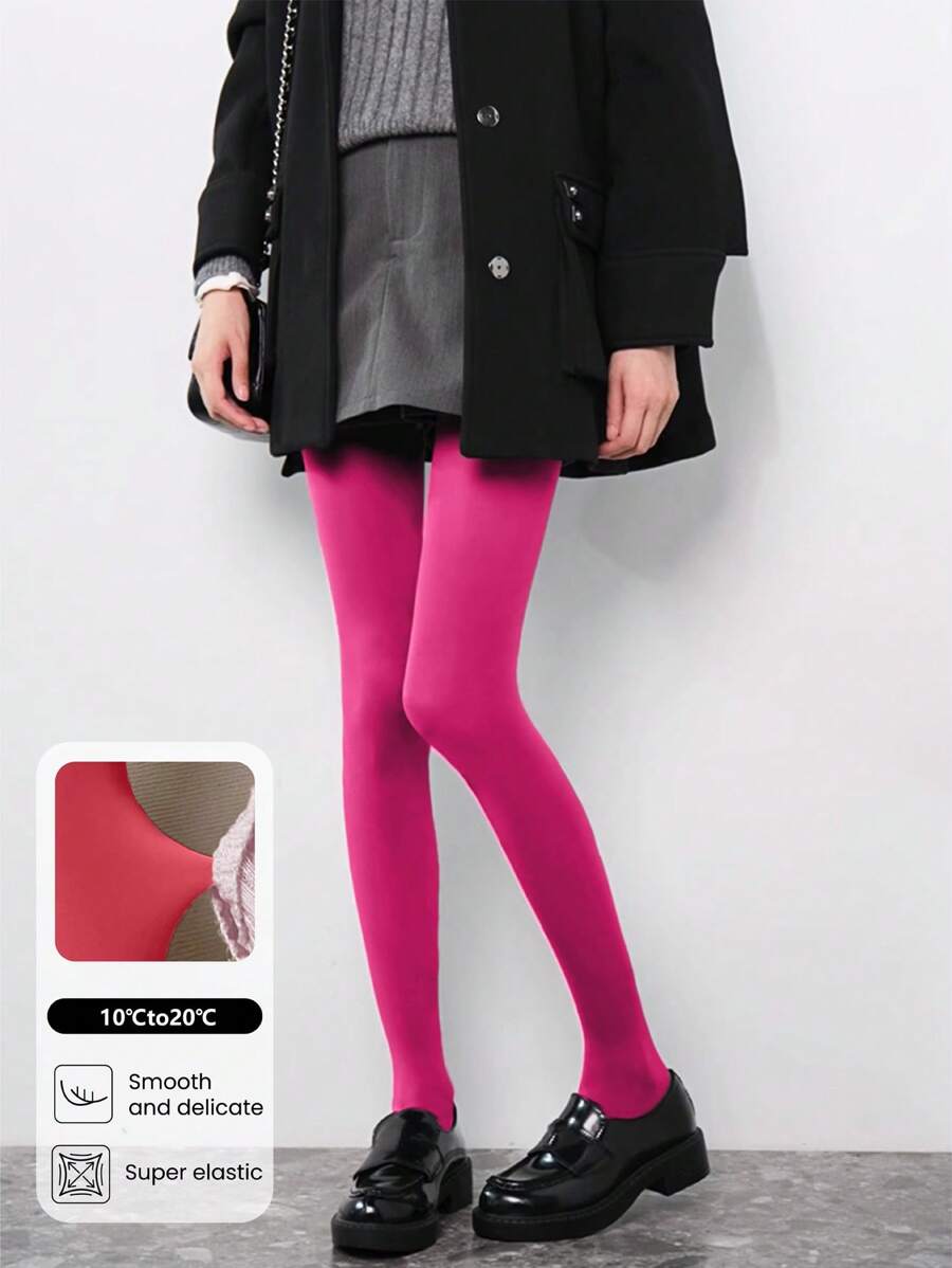 Leggings de mujer de alta elasticidad y suaves semi-transparentes | Pantimedia resistente a desgarros y duradera | Mallas de cintura alta antideslizantes | Versátiles para el hogar, salidas casuales y actividades al aire libre