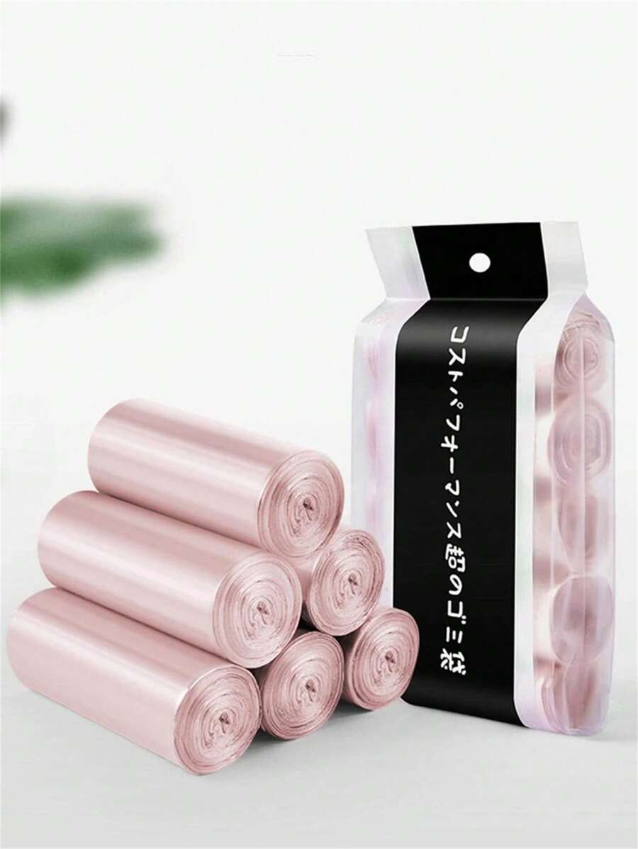 5 Rolls/100pcs Solid Color Trash Bags, Diaper Replacement Bags, Disposable Garbage Bags For Home Use