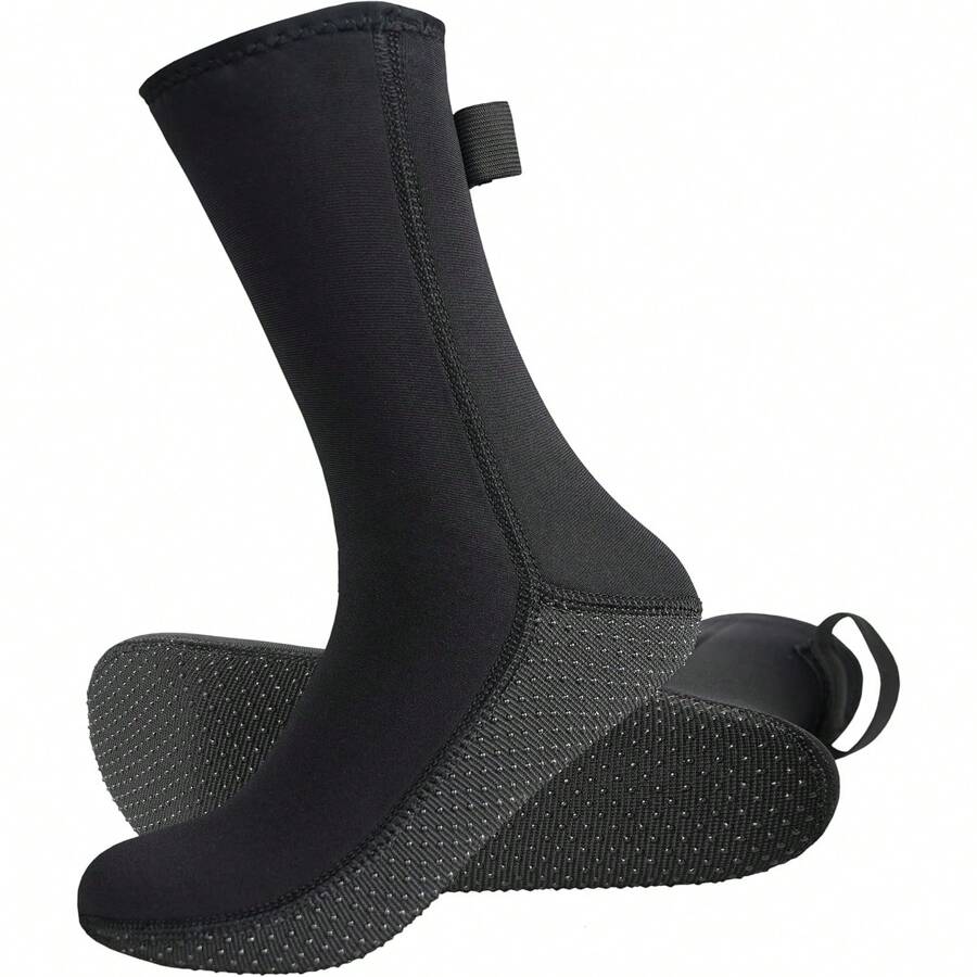Calcetines de neopreno de 3MM de grosor unisex, calcetines de natación resistentes al deslizamiento y al frío para deportes acuáticos de invierno como buceo, surf y esnórquel