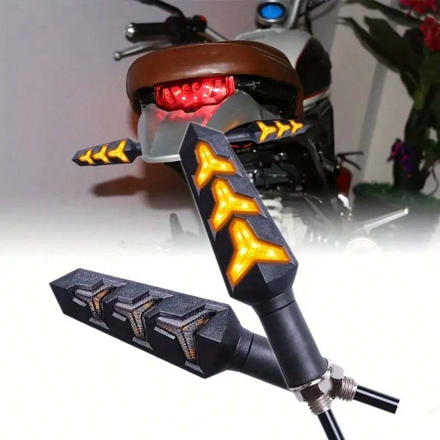 Upgrade Your Motorcycle With This Brand New LED Arrow Constant Light Turn Signal,Motorcycle Turn Signal Lights, Warning Lights, Motorcycle Flashing Lights