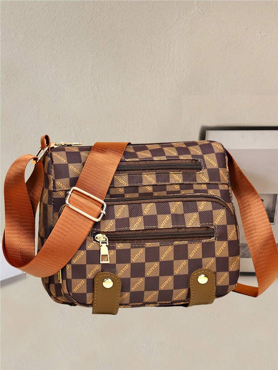 Torba kwadratowa, wielokieszeniowa, nowa, torba na ramię, torba typu crossbody, torba biznesowa, plecak podróżny dla mężczyzn w średnim i starszym wieku, prezent, torba typu sling