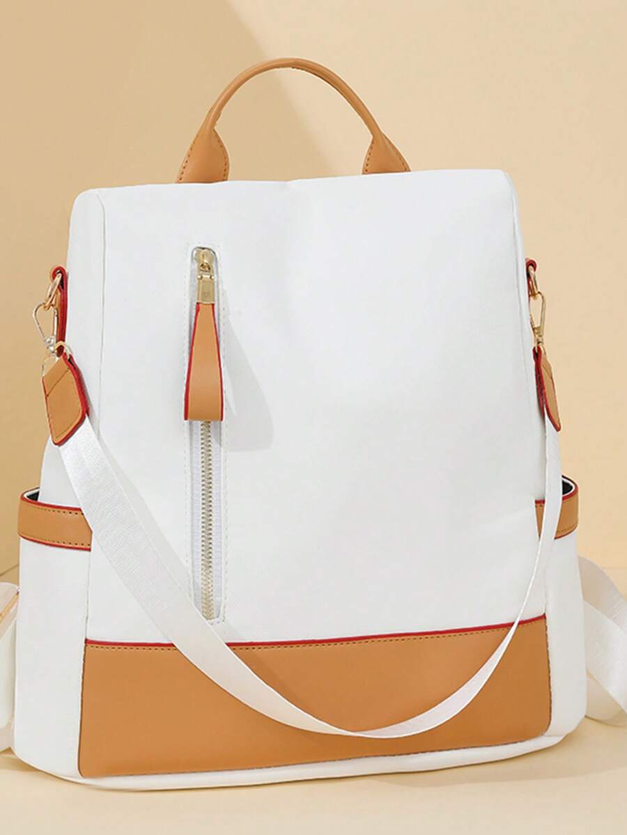 Mochila antirrobo con gran capacidad para mujer de estilo elegante para viajes y portátil, diseño chic callejero