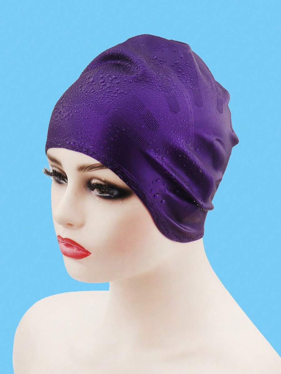 SHENYU Silicone Swimming Cap With Ear Protection, Simple Design To Prevent Ear Water Entry
