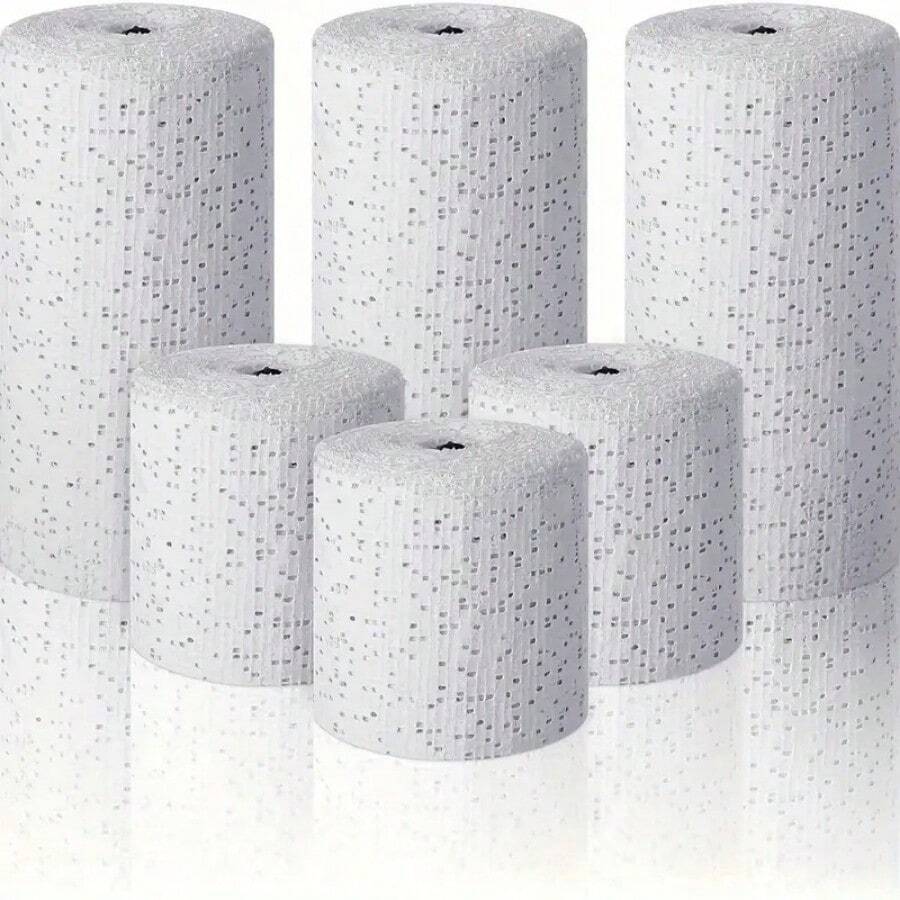 5PCS White Plaster Gauze Bandage Roll For Art Projects, Belly Casting, Mask Making, Sculpture, Body Casting, Craft Projects, Landscape Texture Painting And More