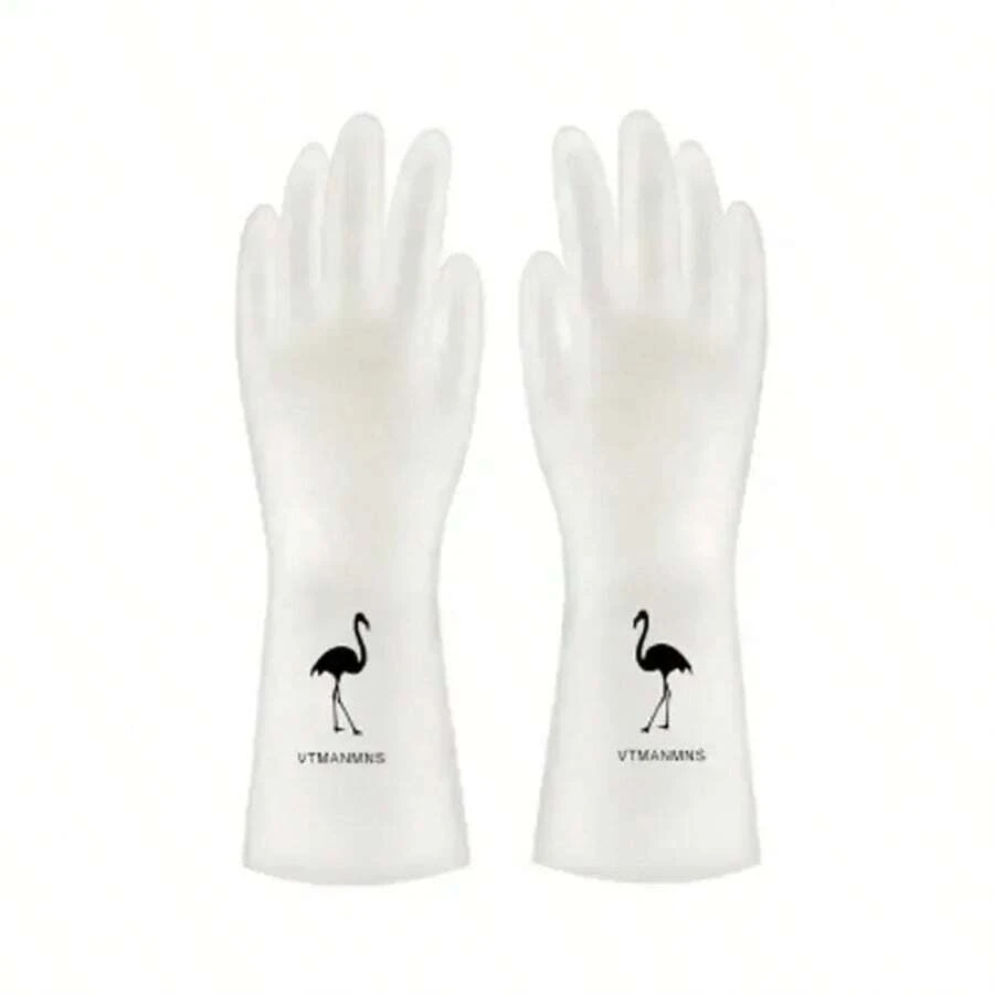 Waterproof Housework Cleaning Gloves Kitchen Cleaning Latex Laundry Dishwashing Gloves Wear Resistant Rubber Gloves