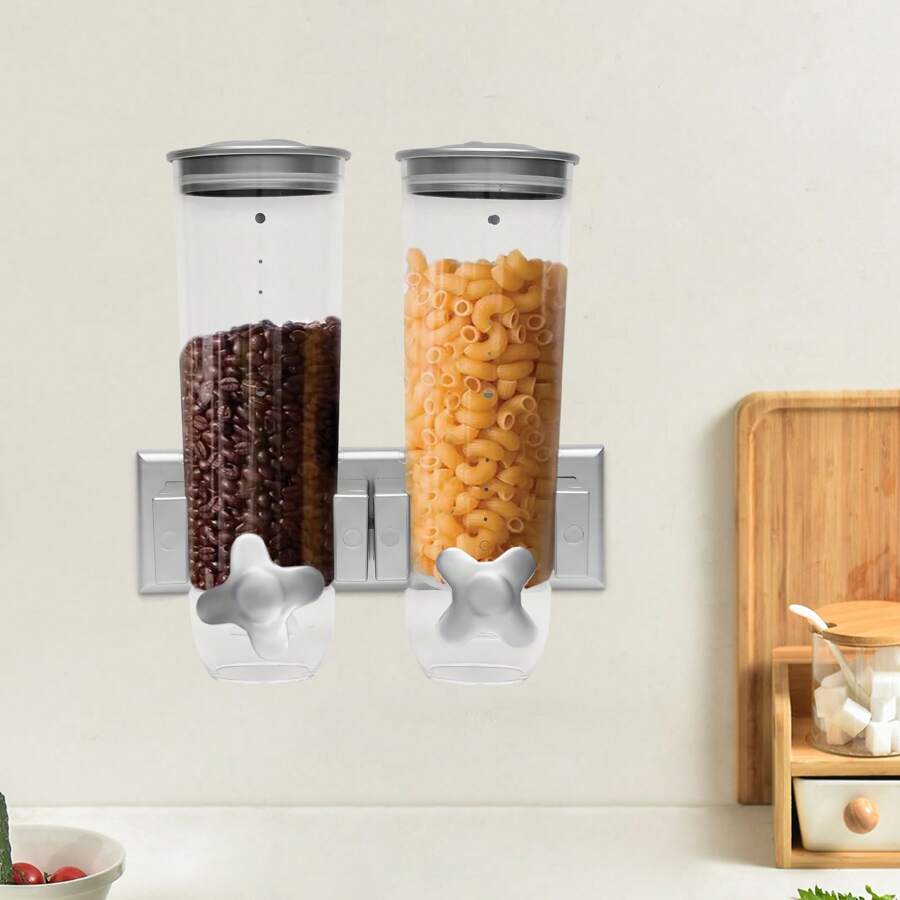 Distributore di cereali per montaggio a parete Distributore di cereali con tazza 3L