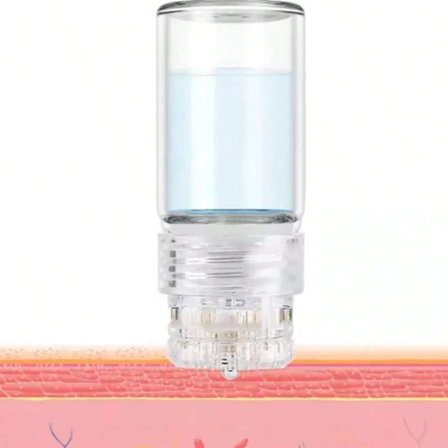 Hydra Needle Titanium Needle Tool And Serum Applicator - Cosmetic Derma Roller Tool For Face,Beard Growth