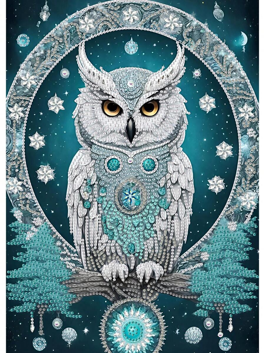 1pc Diamond Painting Kit, DIY 5D Special Shape Crystal Diamond Partial Diamond Embroidery Mosaic Handcraft, Inspiring Creativity For Home Wall Decor Art, Frameless