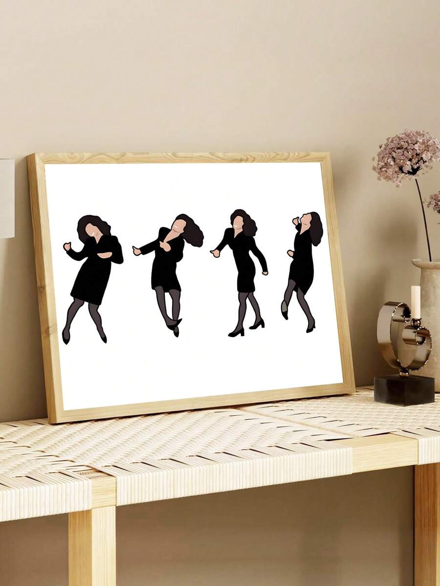 1pc Movie Dance Art Poster: Frameless Wall Decor, Modern Funny Artistic Wall Decor, Office, Bedroom Wall Art, Living Room Wall Decor, Dining Room Wall Decoration, Kitchen Decorative, Study Room, Corridor, Dormitory Decoration, Ideal Gift For Friends, Wall Arts, Wall Decoration, Home Decoration, Room Decoration Canvas Painting ,Posters,Frameless Gifts Birthday Graduation
