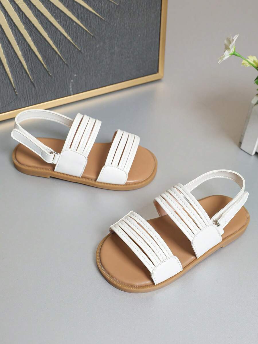 1 Pair Girls' Casual Comfortable Crawler Toddler Shoes, Suitable For Summer