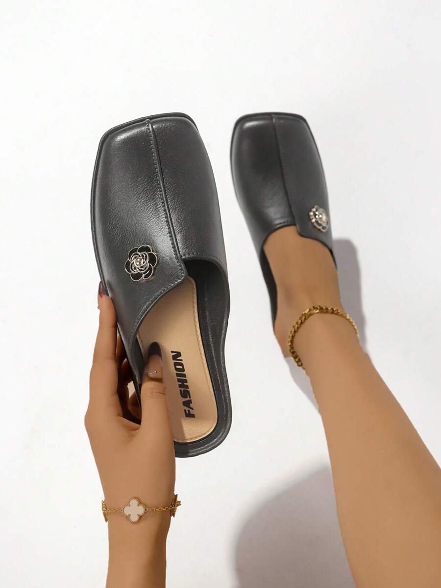 New Summer Headband Slippers Closed Toe Slip On Flat Casual Sandals