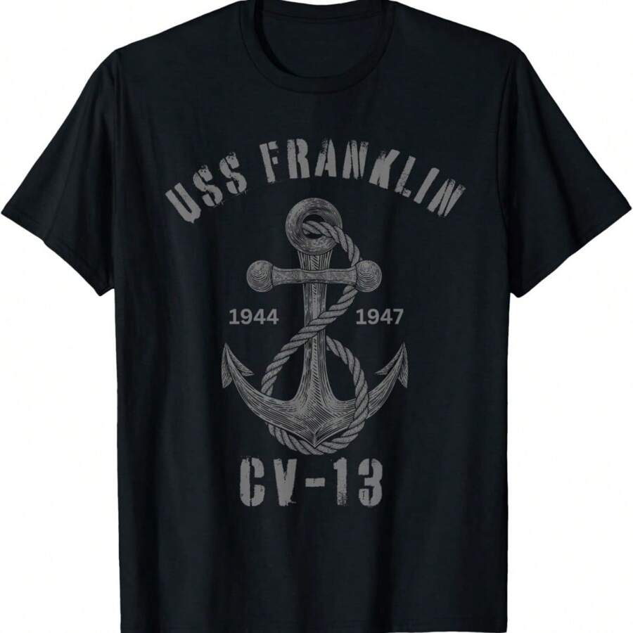 USS Franklin Aircraft Carrier CV-13 USS Franklin T-Shirt Hoodie
