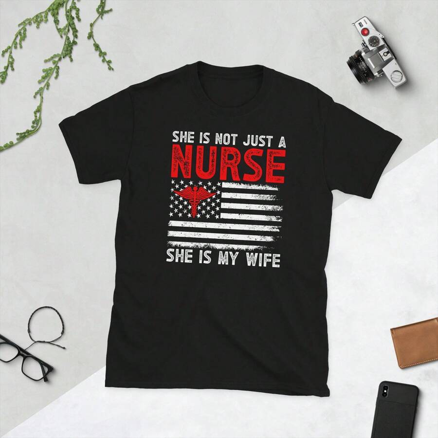 Proud Nurse Husband Of A Nurse Nurses Husband Unisex T-Shirt