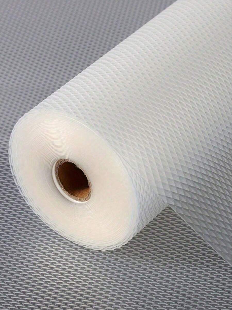 1 rouleau de revêtement de meuble en matériau EVA texturé avec strass, imperméable, anti-poussière, antidérapant, convient pour la cuisine, le salon, le réfrigérateur, la table, découpable librement, tapis anti-humidité facile à nettoyer