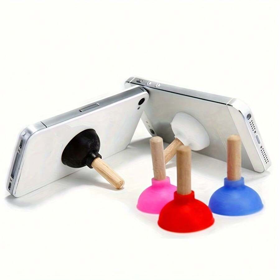 Nieuwe gepersonaliseerde toilet stop mobiele telefoon houder toilet stop zuignap siliconen houder mini picker