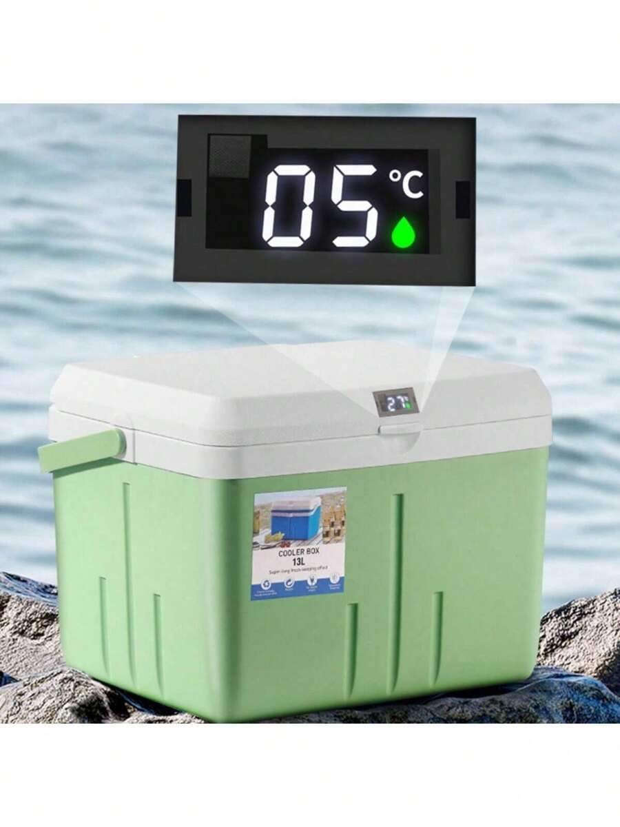 5L/8L/13L Quart Camping Cooler - Hard Ice Retention Cooler Lunch Box - Portable Small Insulated Cooler, Sportsman, Latitude, Outdoor, Camping, Leisure, Fishing, Green