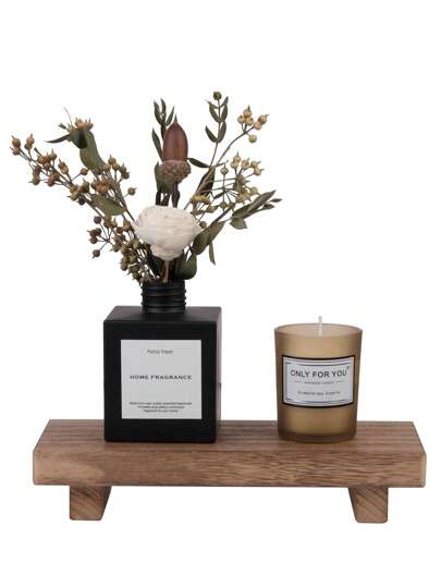 1pc Wood Tray Pedestal Stand Farmhouse Bathroom Decor Decorative Wooden Riser Kitchen Soap Dish Holder For Vanity, Counter, Sink,Christmas Home Decor,Decor,Christmas,Table Decor,Wooden Tray,Old Money Style,Flower Vase,Plates,Wooden Tray,Plate,Coffee Table,Decorative Tray,Table Decor,Ornaments Home,Black Ornaments,Sofa Arm Tray,Boho Vibes