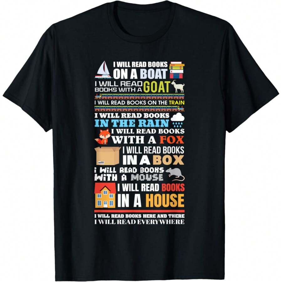 I Will Read Books On A Boat Reading T-Shirt Gift For Readers T-Shirt