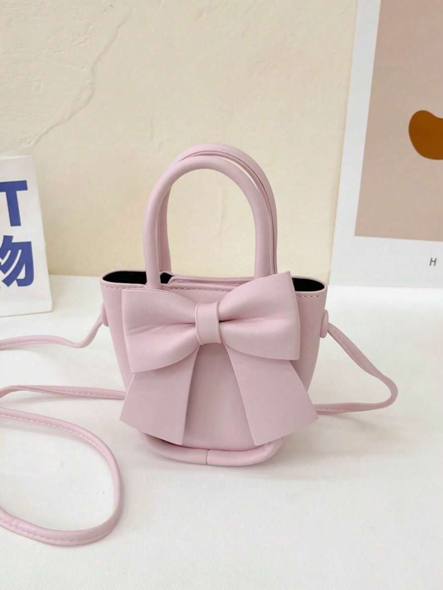 Conjunto de bolsa de mão e porta-moedas infantil, bolsa de Pu, presente de Natal