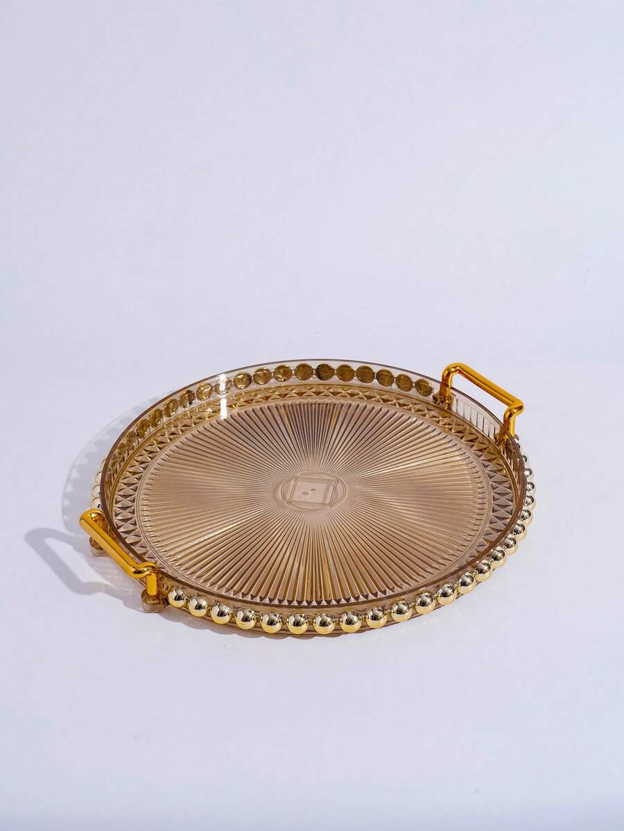 1 pieza Bandeja decorativa, Bandeja para exhibición de fiestas temáticas de bodas, Adecuada para el Día de San Valentín y feriados, Bandeja de almacenamiento de joyas