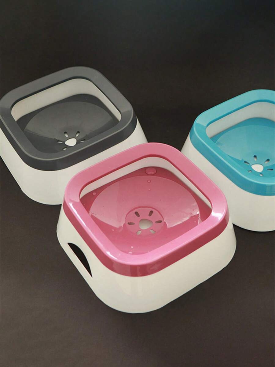 1 pièce Bol d'eau anti-éclaboussures pour amoureux de chats/chiens et maman de chiens/chats, anti-déversement pour les amoureux de chiens et les mamans de chiens, et les amoureux de chats et les mamans de chats, avec base antidérapante et design de filtre flottant, parfait pour les voyages et l'usage domestique, convient aux amoureux de chats, aux mamans de chats, aux amoureux de chiens et aux mamans de chiens