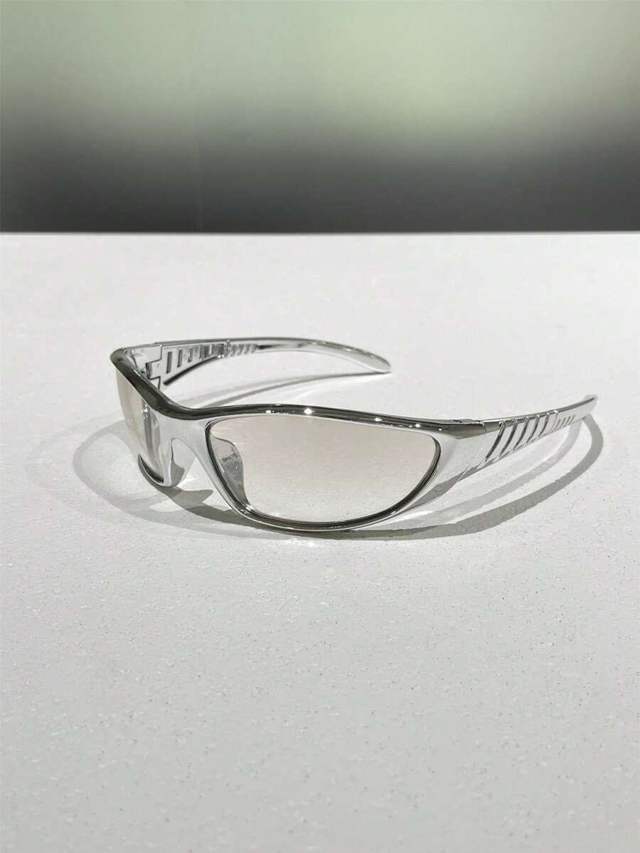 Óculos de Moda Retrô Y2K Cool Girl para Homens e Mulheres, Óculos Oversized de Moda de Rua Europeia e Americana Hip-Hop, Óculos de Estilo Punk Funcional para Verão, Praia, Viagens, Uso Externo