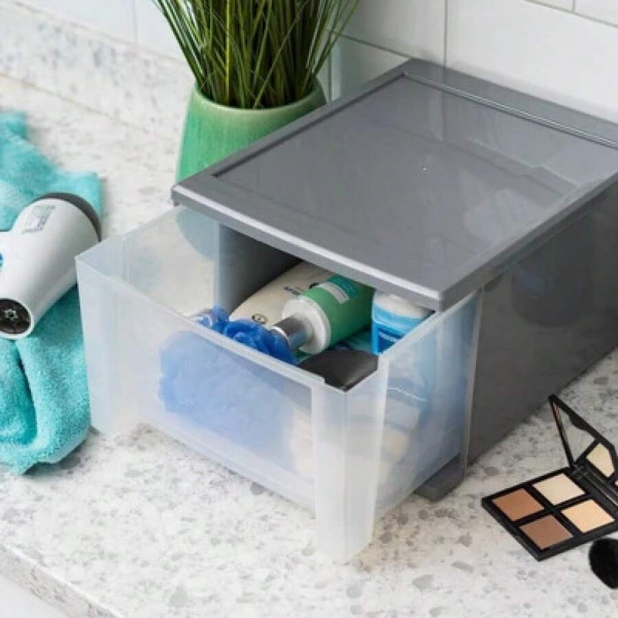 2025 New 17.5-Liter Large Capacity Stacked Drawer Storage Box, Efficient Use Of Space, Creating A Clean Home Environment