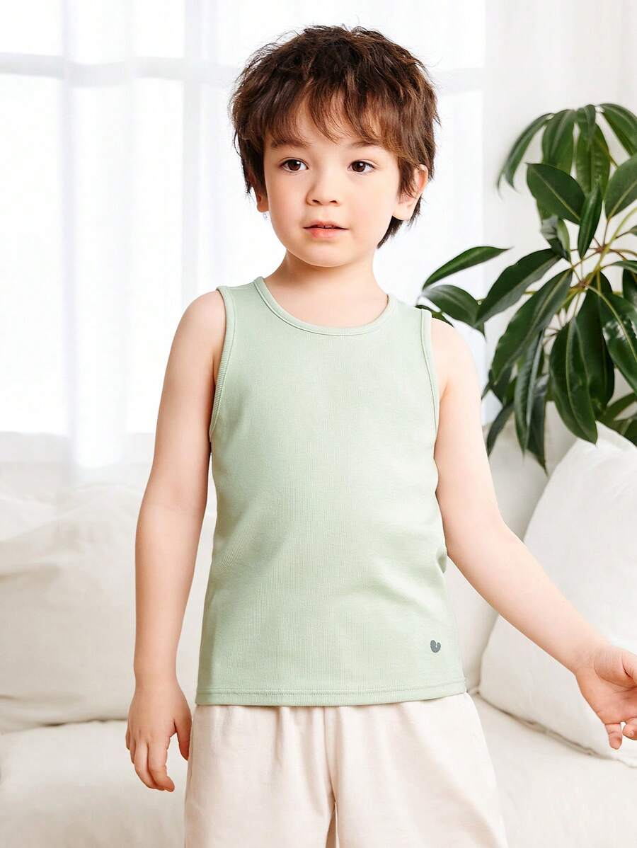 mini bala Camiseta sin Mangas Modal para Niños, Capa Base Ligera Y Transpirable, Suave Y Sin Sudor