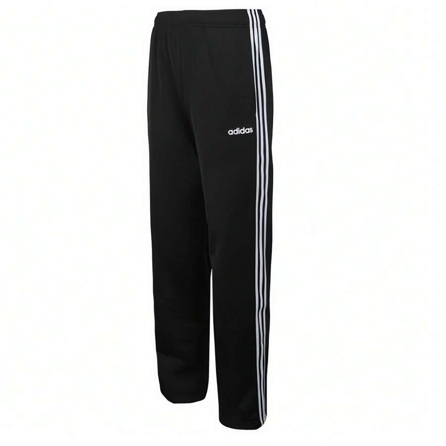 Adidas 3-Streifen schnelltrocknende, atmungsaktive Freizeithosen, locker geschnittene gerade Beine Jogging-Workout-Basketball-Hose