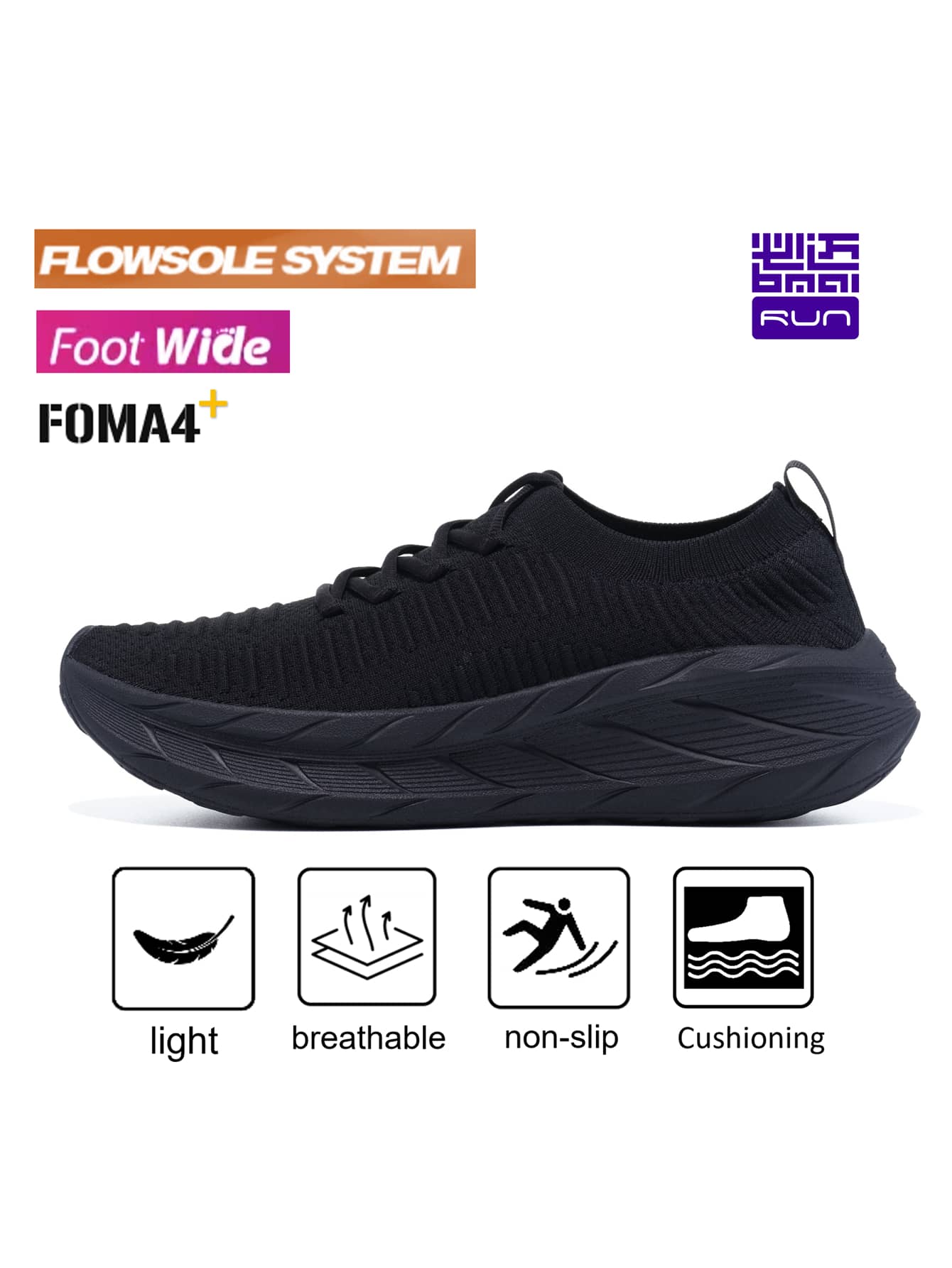 Bmai BMAI Men's 2025 Spring New Arrival Expedition Walker Lightweight Comfortable Casual Shoes For Speed Walking: This Is An Ideal Training Shoe That Offers Superior Cushioning.