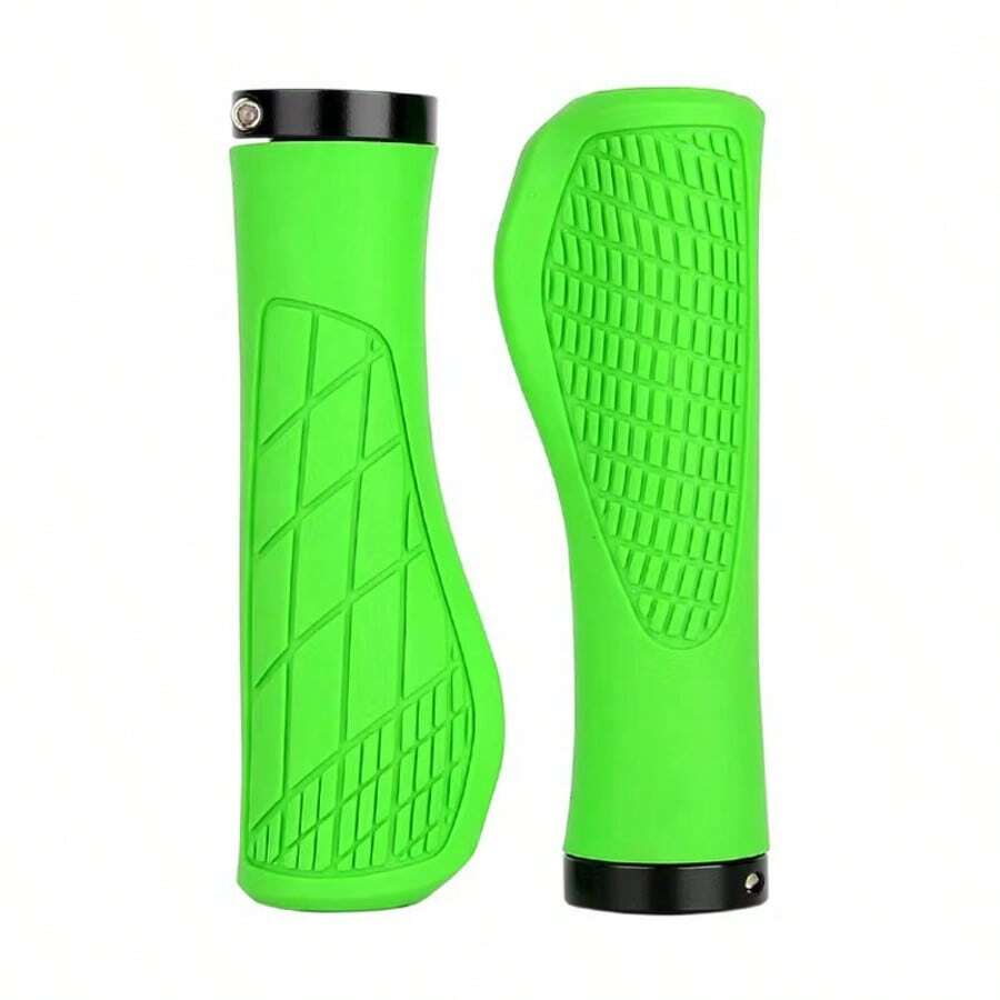 Ergonomic Bicycle Handlebar With Anti-Slip Shock Absorption Function, Rubber Bicycle Handlebar With Lock Design, Waterproof Cycling Accessories