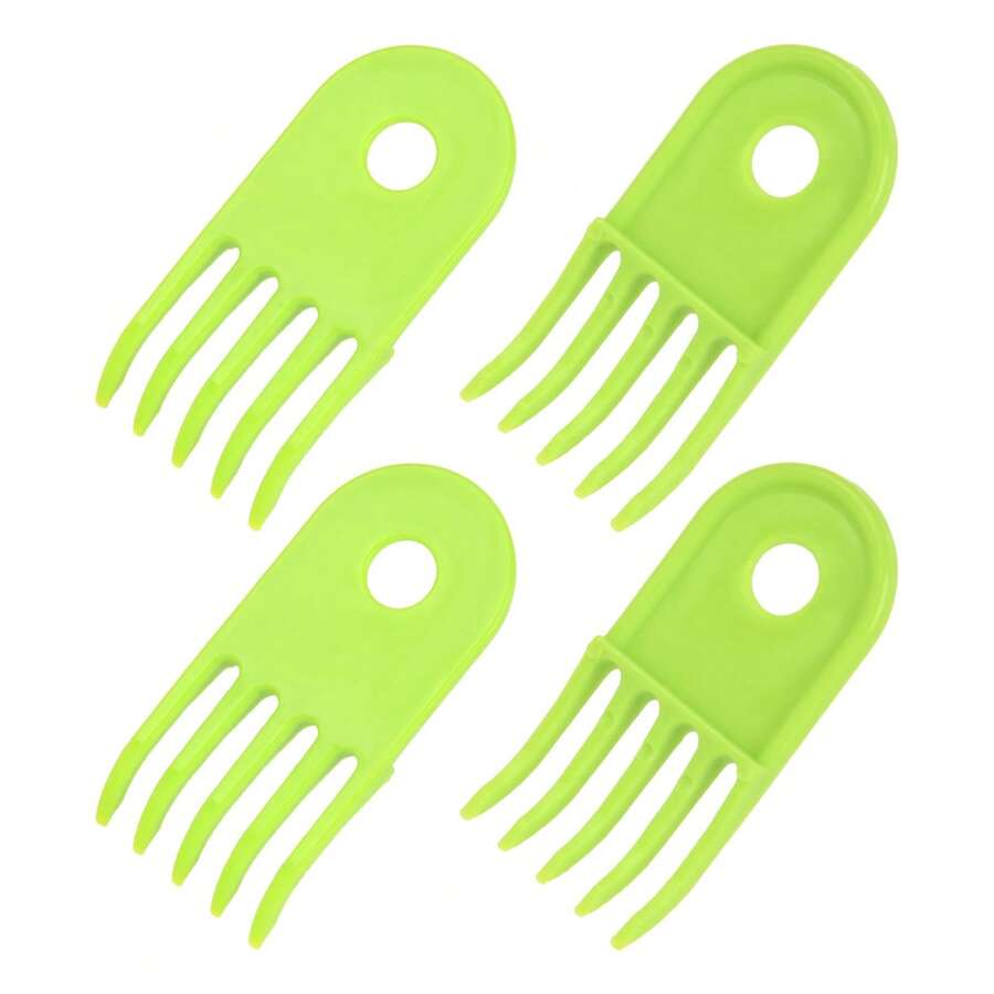 4 piezas Tenedor herramienta de limpieza del picador de vegetales, herramienta de limpieza del picador de cebolla y ensalada, peine limpiador del cortador de vegetales, herramientas de cocina para Fullstar, Mueller, Vidalia Chop Wizard, picador de vegetales