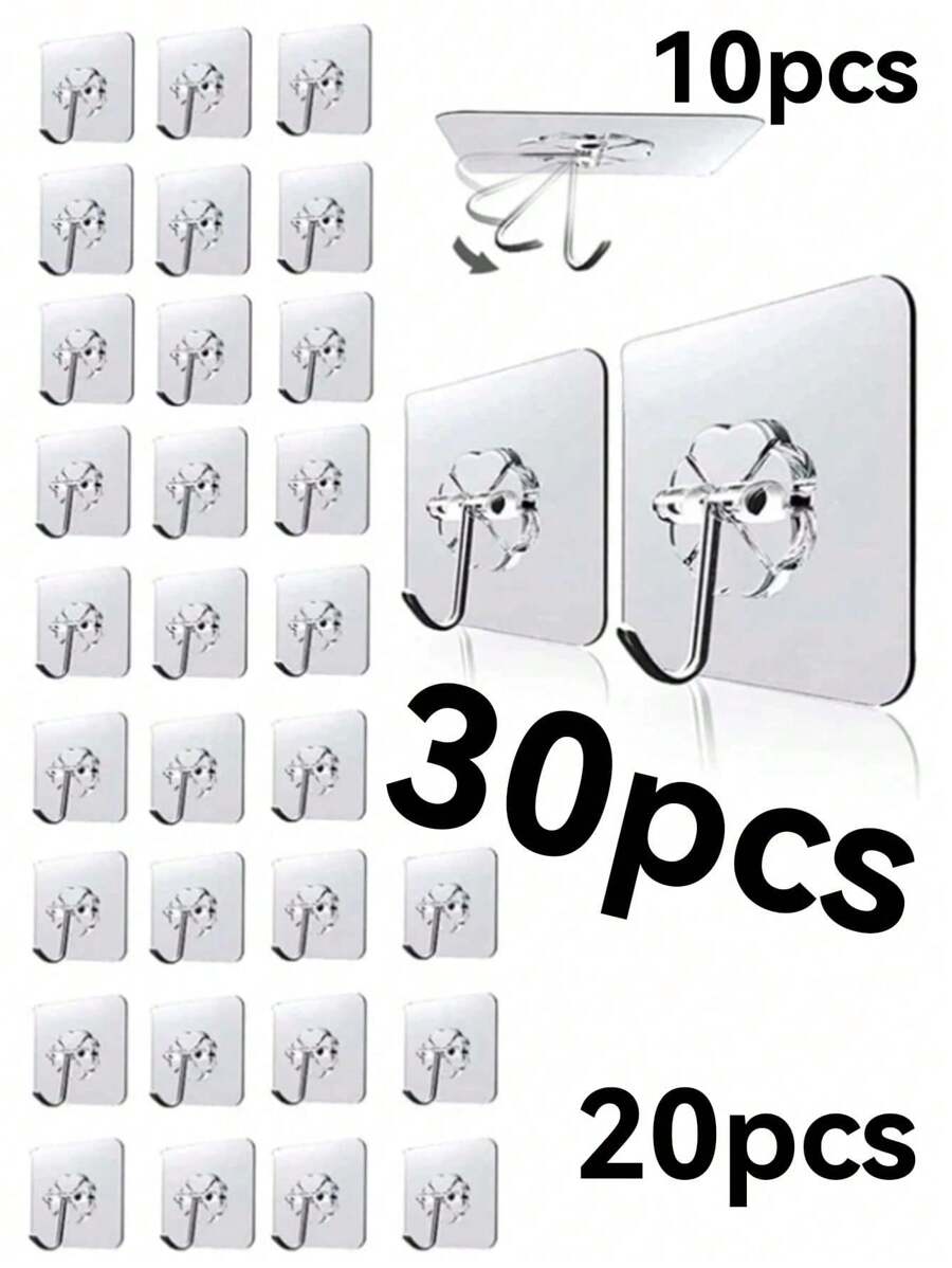 Self-Adhesive Curtain Rod Brackets, Adjustable Telescopic Curtain Rod Hooks, Suitable For Home, Living Room, Bedroom, Kitchen, Bathroom, Hotel Curtain Hooks Gifts Birthday Graduation