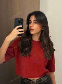 Embroidered Red