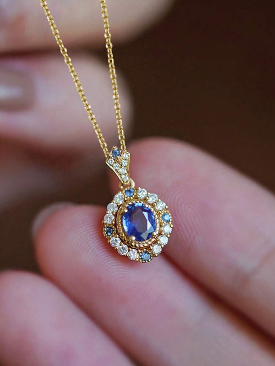 1 Pieza Collar con Colgante de Circonita Cúbica Elegante para Mujer, Regalo para el Día de San Valentín, Boda, Compromiso, Aniversario, Fiesta, Joyería, Mamá, Madre, Día de la Madre