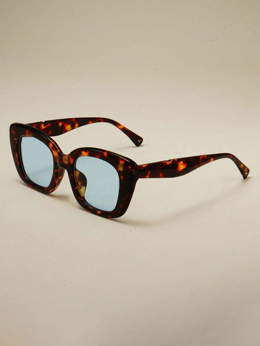 1 Pair Creative Fashion Fashion Glasses, Metal Hinge & Arm Design, Suitable For Daily, Outdoor Sports, And Vacation