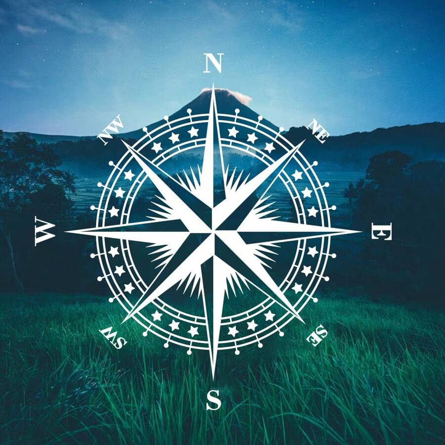 Car Sticker Graphics Mountain Adventurers Compass Truck Decoration Rv Camper Suv Vinyl Auto Tuning Accessories
