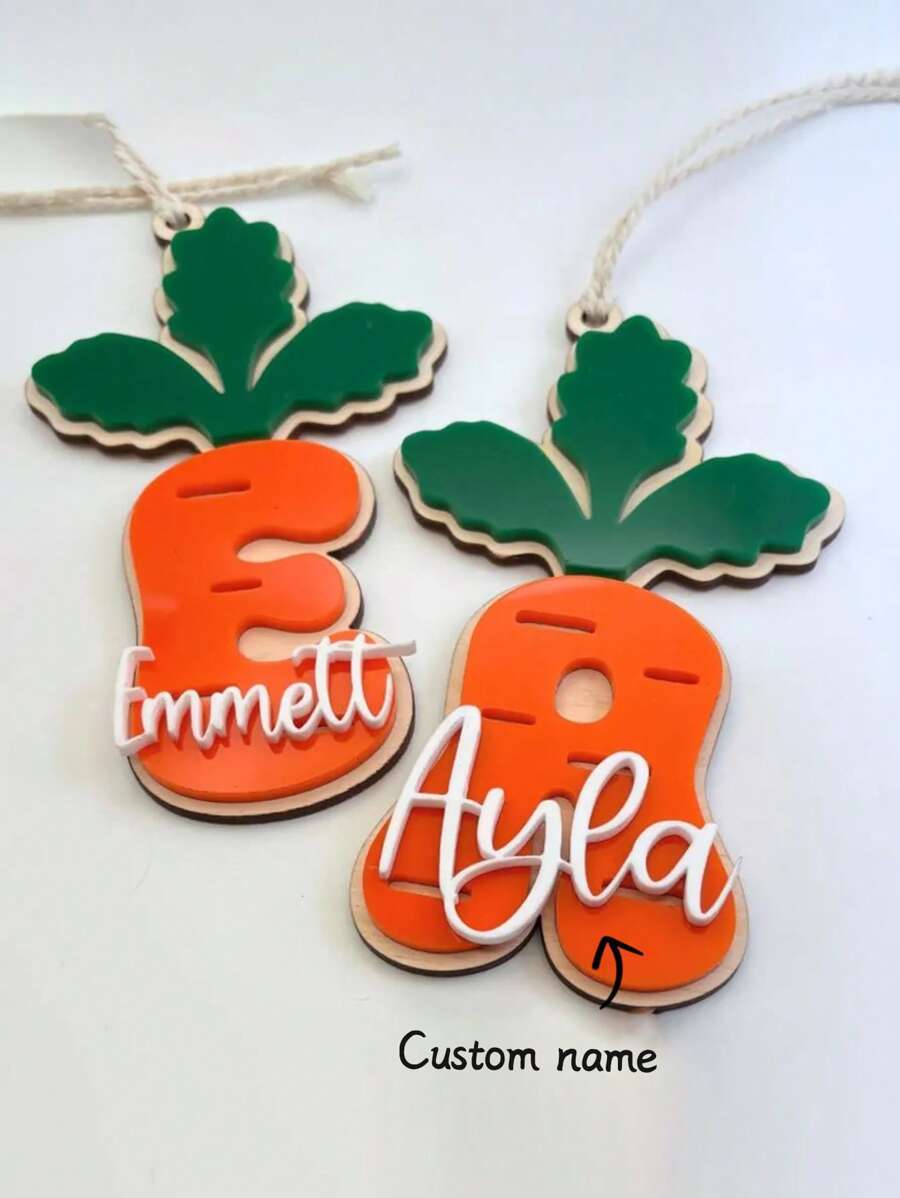 Aangepast Paaswortelontwerp Leuk gepersonaliseerd verjaardagscadeau voor kinderen