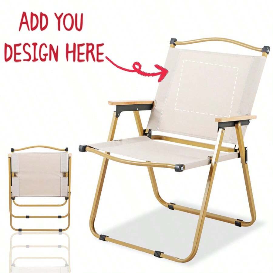 Customize Your Own Camping Chair With Images - An Ultra-Lightweight Folding Chair Designed For Camping, Gardens, Backyards, Lawns, Beaches, And Road Trips. Crafted With Aluminum Alloy Frame, Easily Portable For On-The-Go Adventures. The Perfect Choice For Personalization Enthusiasts, Ideal As Thoughtful Easter And Christmas Gifts For Friends And Family.