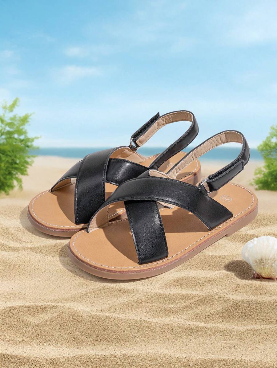 Sandalias planas de playa de moda para niños en verano