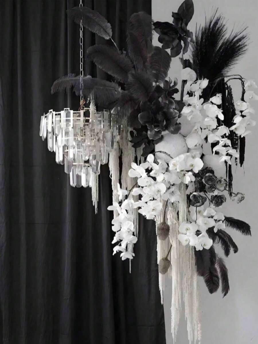 Faux Pampas Grass, 55cm Fluffy Fake Pompas Floral, Artificial Pompous Grass Branches For Floor Vase Fillers, Boho Farmhouse Room Wedding Decor Gifts Birthday Graduation