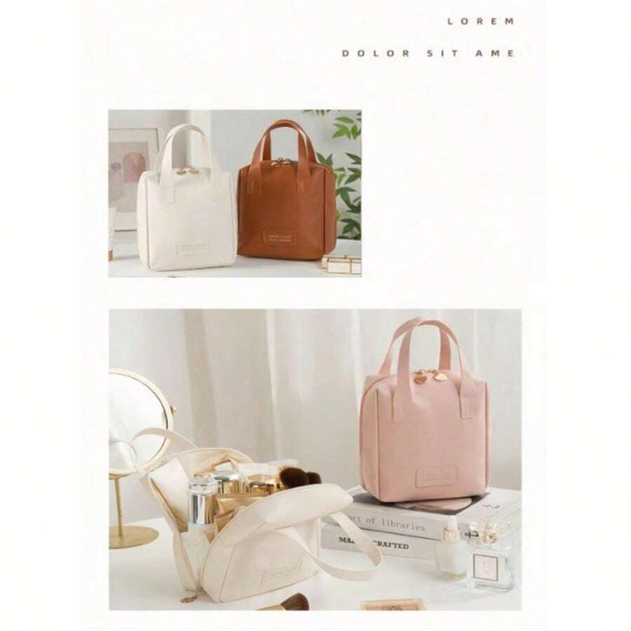 Large Makeup Pouch Pink Custom Cosmetic Bag Women Travel Skincare Toiletry Case Leather Beauty Makeup Bag, First Aid Kit Insulated Bag Multifunctional Storage Bag Multi-Layer Beauty Bag Drawstring Storage Bag, Straw Bag, Beach Bag, Shopping Bag, Cosmetic Bag, Girl Backpack, Shopping Bag, Travel Bag, Outdoor Bag, Wash Bag,