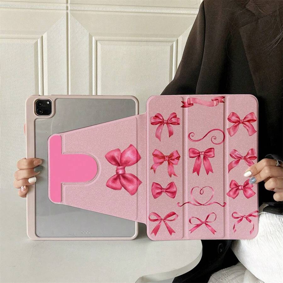 360° draaibare opvouwbare hoes om uw iPad eenvoudig te beschermen: Smart Case compatibel met iPad Air 6, Air 5, 4 en iPad 10 (10,9 inch) - Apple iPad Pro 2024 is perfect voor drukke vergaderingen, reisavonturen en comfortabele ontspanning met het gezin